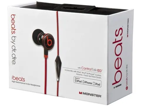Słuchawki przewodowe MONSTER CABLE iBeats by Dr.Dre ControlTalk czarne