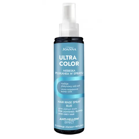 JOANNA ULTRA COLOR Płukanka do włosów w spray'u NIEBIESKA, 150 ml