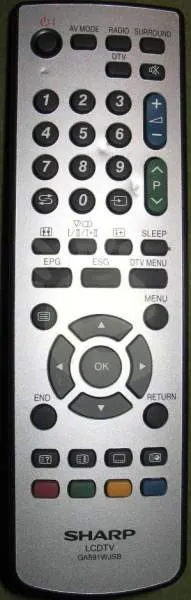 Oryginalny pilot do TV Sharp GA591WJSB GA591WJSA