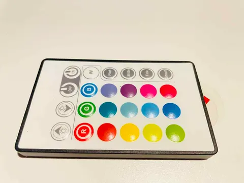 Pilot do oświetlenia LED RGB zdalnie sterowany