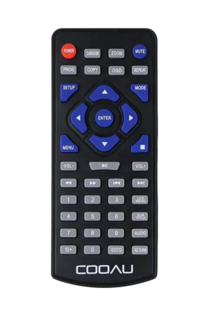 Oryginalny pilot do przenośnego odtwarzacza DVD COOAU CU-901/101