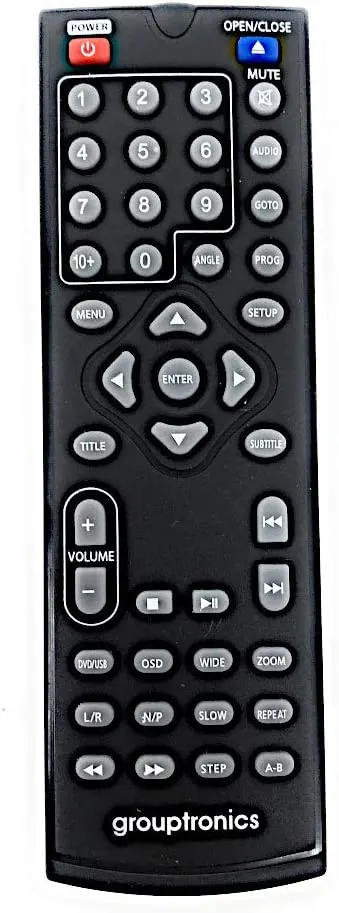 Oryginalny pilot do odtwarzacza DVD Grouptronics GTDVD-181