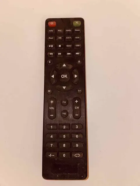 Sterowanie pilot do wieży stereo DVD czarny