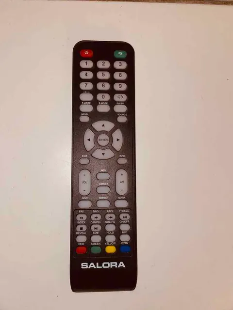 Oryginalny pilot do Salora do telewizorów czarny