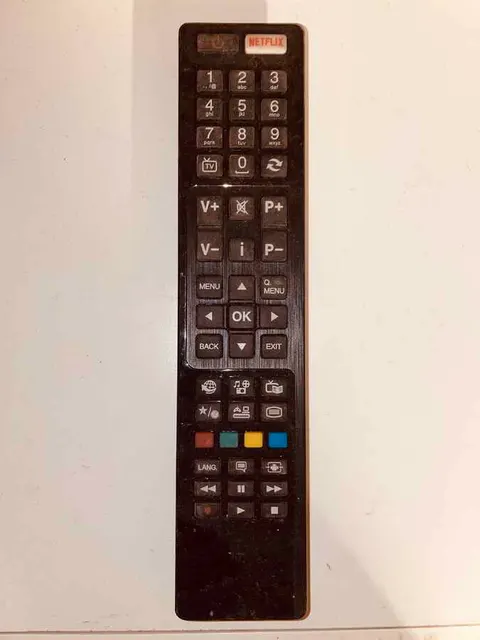 Zdalnego sterowania pilot do telewizora Netflix czarny
