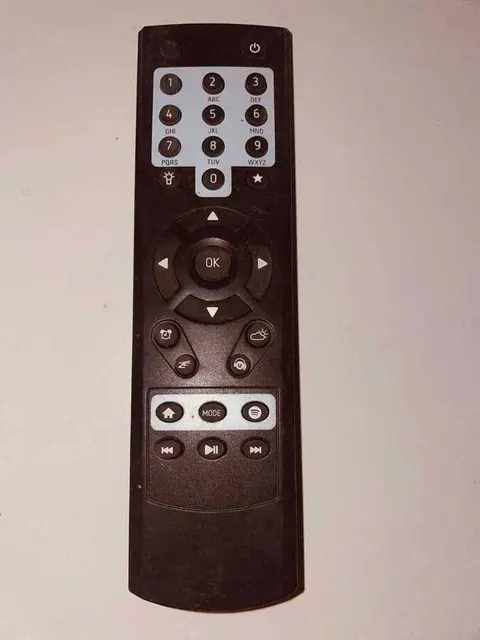 Pilot do sterowania TV telewizorem czarny MODE