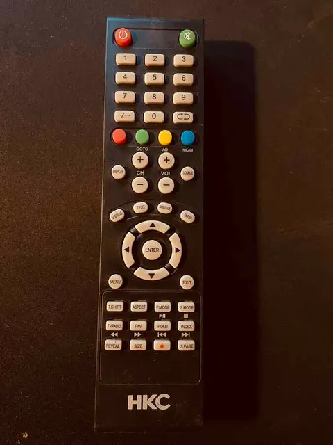 Oryginalny pilot do TV telewizora HKC czarny