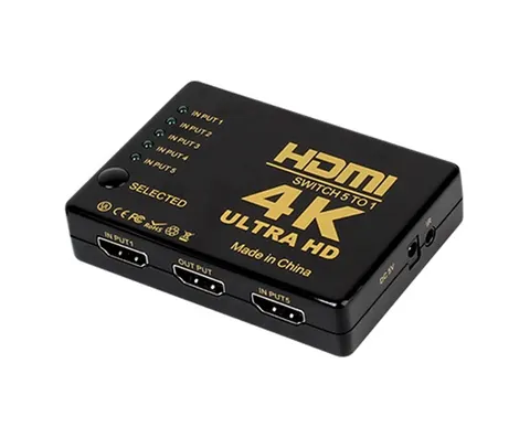 Rozdzielacz rozgałęźnik Switch HDMI 5x1 4K ULTRA HD