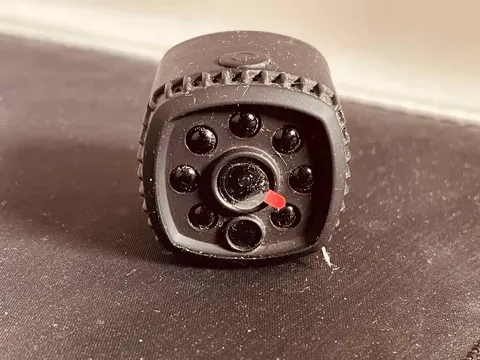 Mini szpiegowska kamera kwadratowa oświetlenie LED