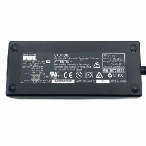 Oryginalny zasilacz do routera Cisco 34-0874-01 5V-3A 12V-2A 30W