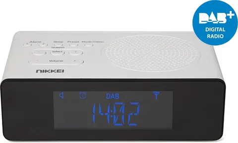 Przenośne radiobudzik FM Nikkei NRDB15WE DAB+