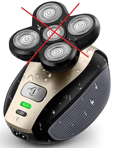 Elektryczna golarka rotacyjna 5 w 1 Shaver 4D bez głowic