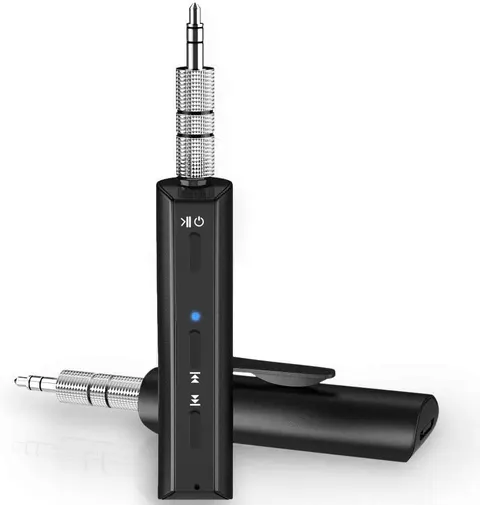 Odbiornik adapter audio Bluetooth 4.2 AUX CVC6.0 z klipsem AGPTEK