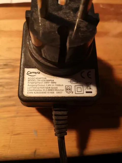 Ładowarka do golarki Carrera SA-024100IPX4 2.4V 1000mAh