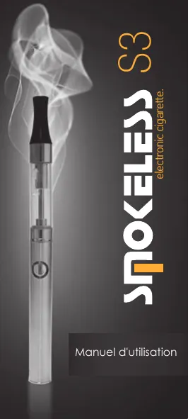 Vape Pen Smokeless S3 eCig srebrny