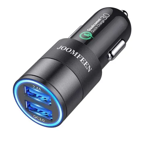 Ładowarka samochodowa 2xUSB Qualcomm Quick Charge 3.0 2.4A