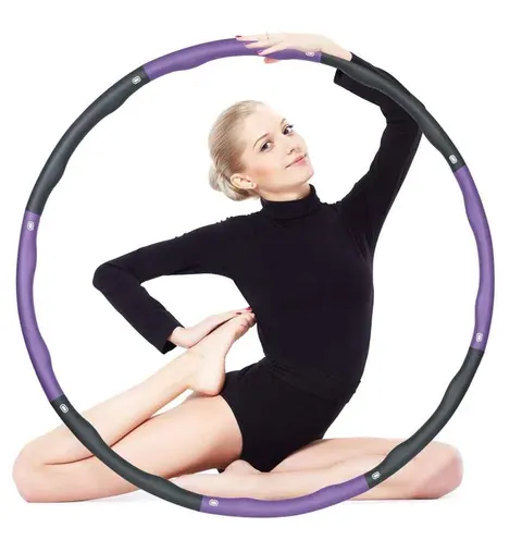 Odchudzające składane hula hoop z wypustkami 90cm