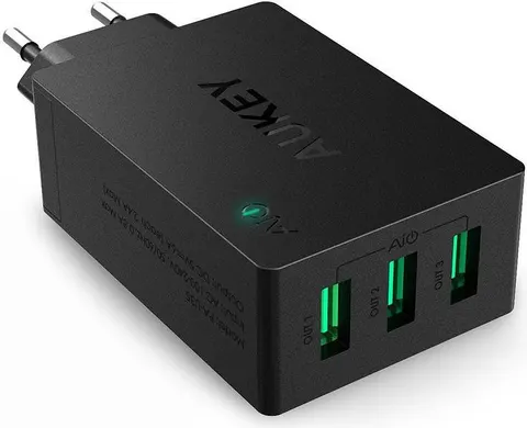 Oryginalna ładowarka sieciowa 3-porty USB Aukey PA-U35