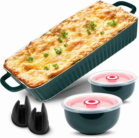 Zestaw ceramicznych naczyń żaroodpornych KitchenFairy