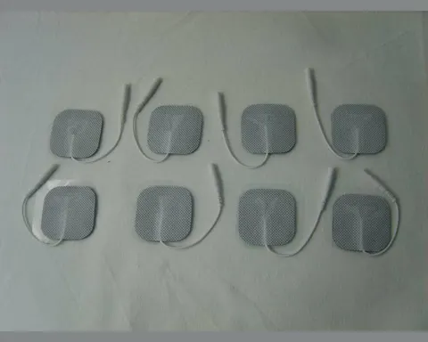 Komplet elektrod żelowych tens ems 4X4 cm pin 2mm-4 sztuki