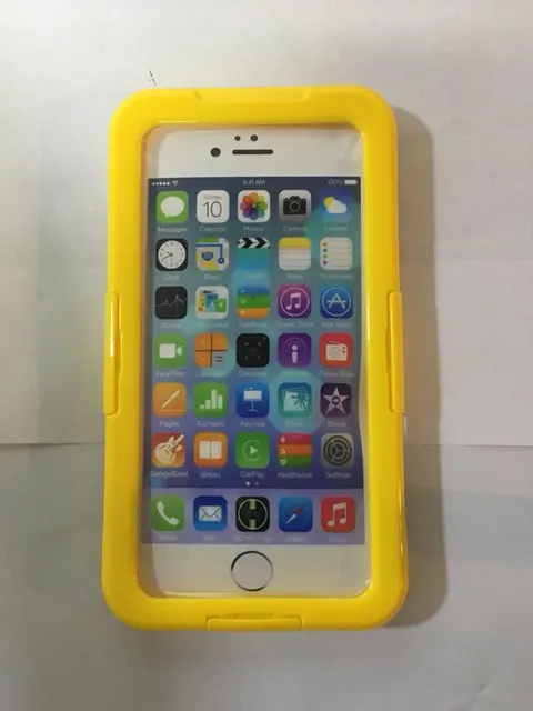 Wodoszczelne i wodoodporne etui do iPhone 6 Plus żółty
