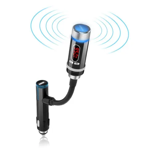 Nadajnik samochodowy Aaukey FM bluetooth
