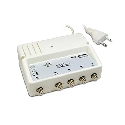 Wzmacniacze sygnału 4xTV metronic 432175 UHF 4 28dB