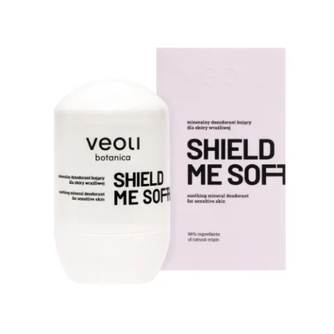 VEOLI BOTANICA SHIELD ME SOFTLY mineralny dezodorant kojący dla skóry wrażliwej 50 ml