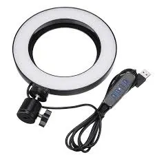Lampa pierścieniowa 20W LEDRING 16cm SELFIE STATYW