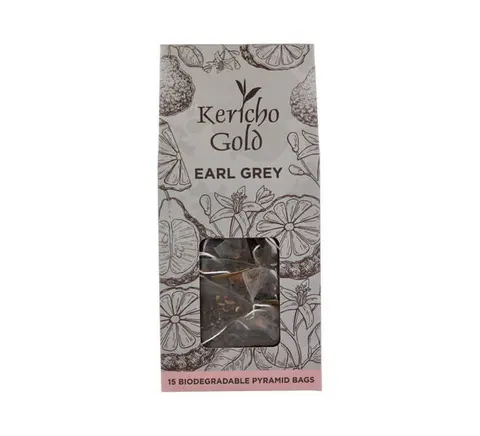 Kericho Gold - Kolekcja Essence herbata 15 piramidek Czarna herbata | Earl Grey