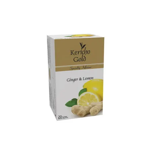 Kericho Gold - Kolekcja Podstawowa napar 20 torebek Ginger & Lemon