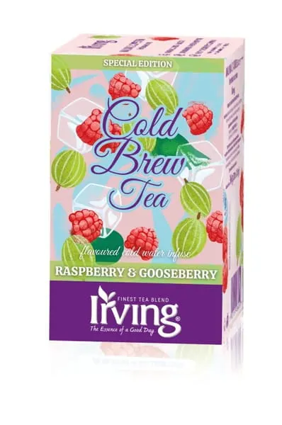 Irving Herbata na zimno Cold brew Tea Malina i agrest 20x1,8g