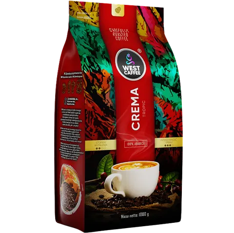 Kawa ziarnista West Caffee Crema Tropic 1 kg