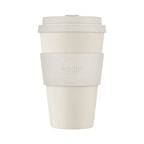 Kubek na wynos Ecoffee Cup Solid Colours Waicara 400ml - Biały