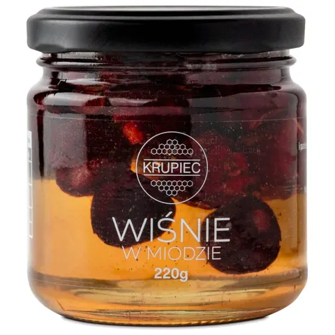 Wiśnie w miodzie Krupiec 220g
