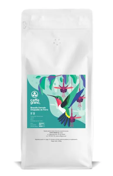 Caffe Grano Brazylia Cerrado Chapadao de Ferro Espresso Kawa ziarnista 1kg