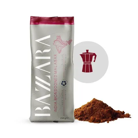 Bazzara ESPRESSO INDIA MONSOONED MALABAR Moka Kawa mielona 250g