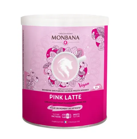 Monbana Pink Latte 500g wegański napój