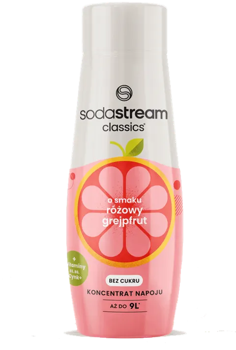 Syrop SodaStream Różowy Grejpfrut 440 ml - Bez cukru