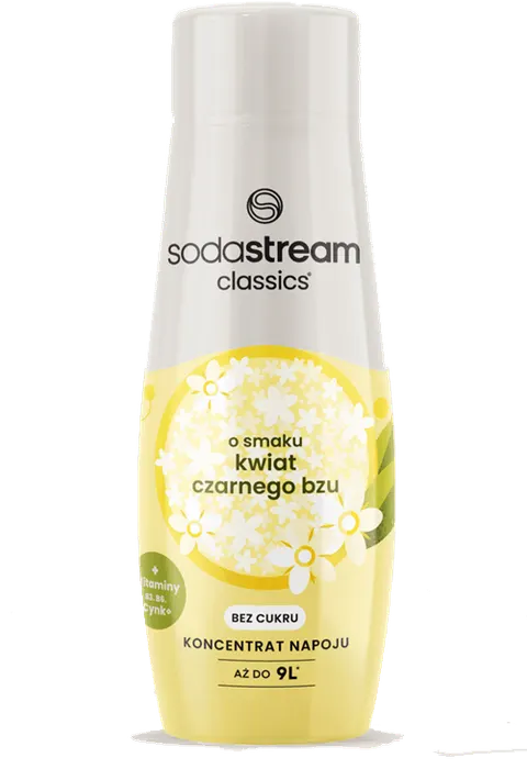 Syrop SodaStream Kwiat Czarnego Bzu 440 ml - Bez Cukru