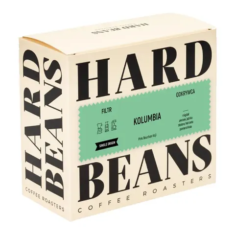 Hard Beans Kolumbia Pink Bourbon Koji Kawa ziarnista 200g