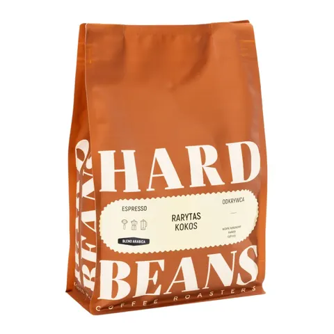 Kawa ziarnista Hard Beans Rarytas Kokos Espresso 1kg