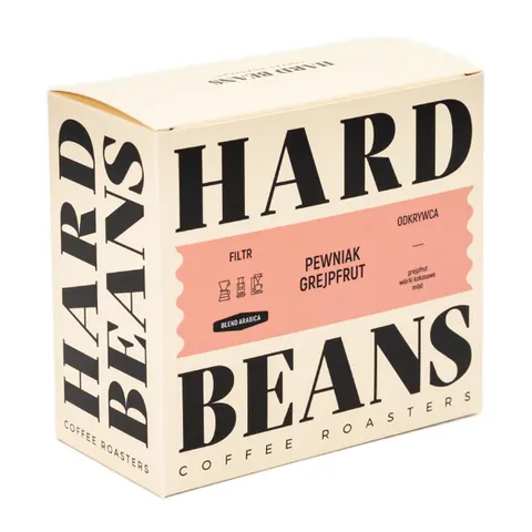 Hard Beans Pewniak Grejpfrut Filtr Kawa ziarnista 250g