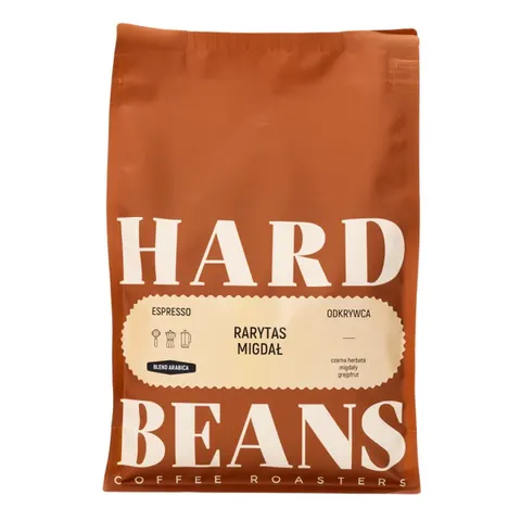 Kawa ziarnista Hard Beans Rarytas Migdał Espresso 1kg