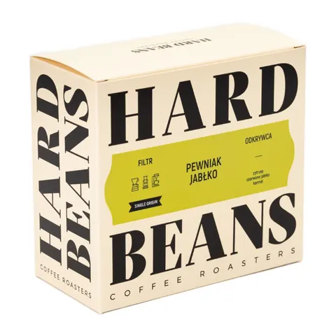 Hard Beans Pewniak Jabłko Filtr Kawa ziarnista 250g