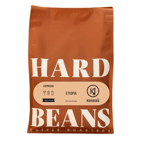 Hard Beans Etiopia Bitta Farm Espresso Kawa ziarnista 1kg