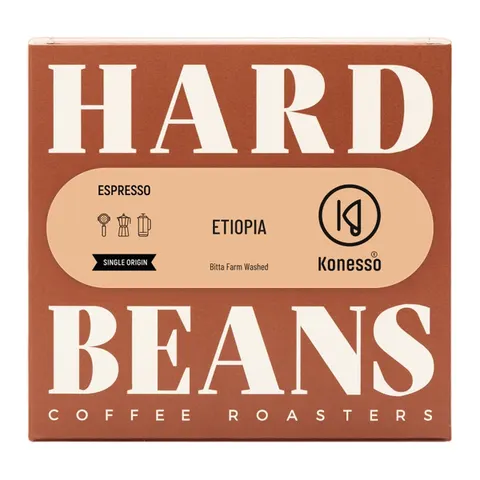 Hard Beans Etiopia Bitta Farm Espresso Kawa ziarnista 250g