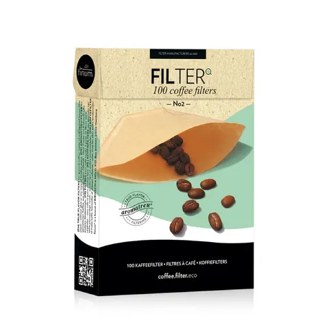 Filtry do kawy Finum Filters No.2 Brązowe - 100szt.