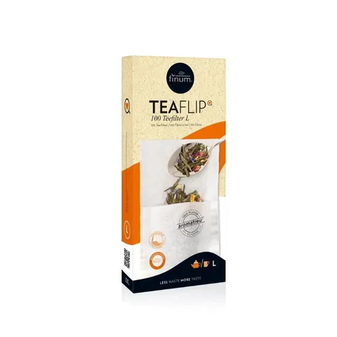 Filtry do herbaty Finum Teaflip L - 100 szt