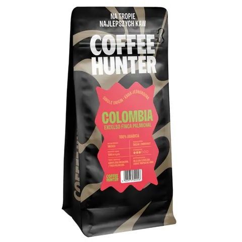 Kawa ziarnista COFFEE HUNTER Kolumbia Excelso Finca Palmichal 1kg